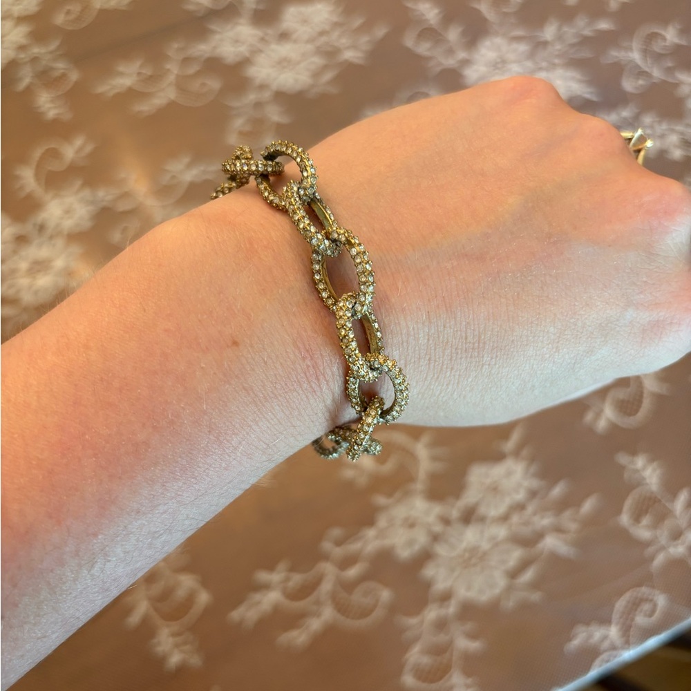 Jcrew Gold Chain Bracelet